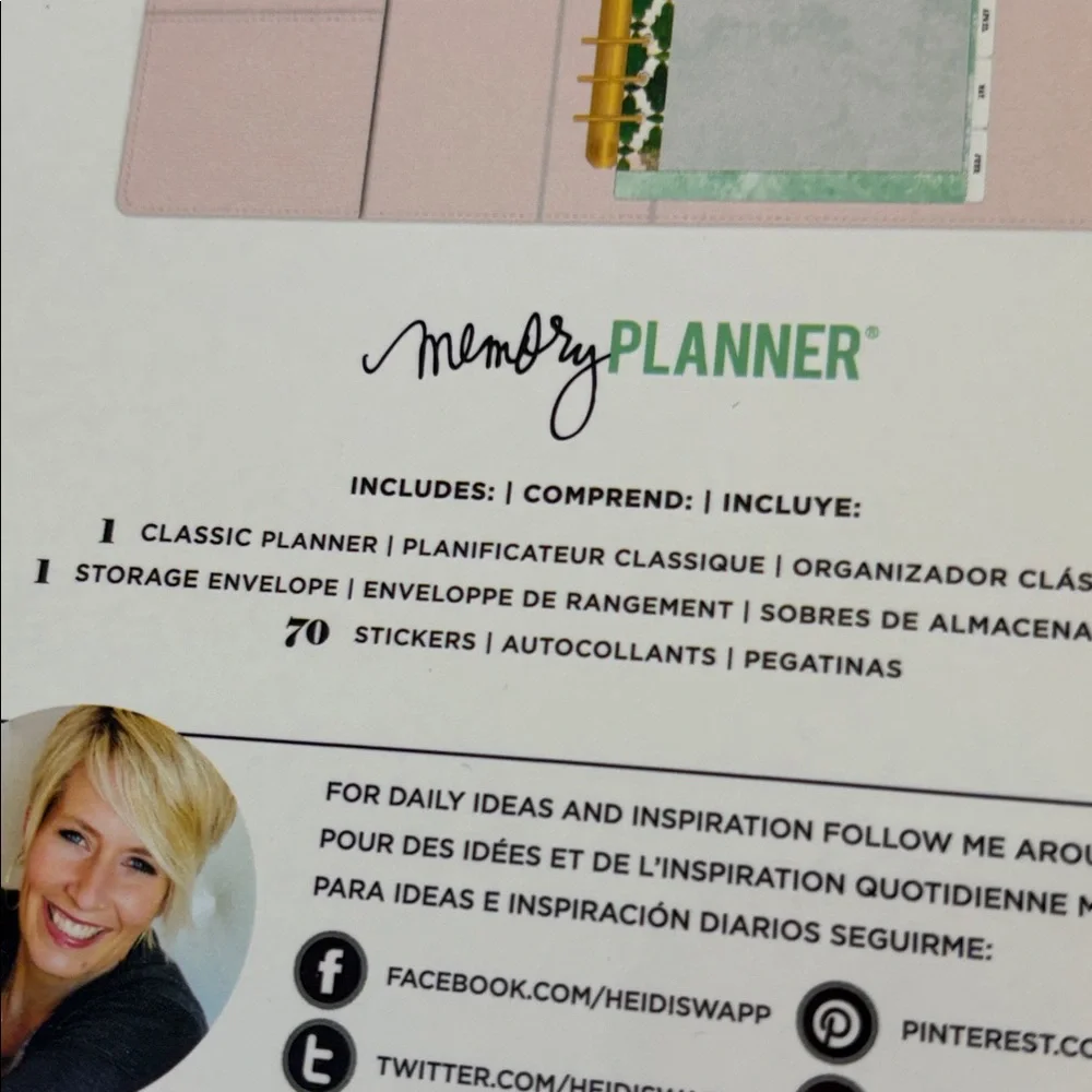 Heide Swapp Undated Classic Planner in Art Work